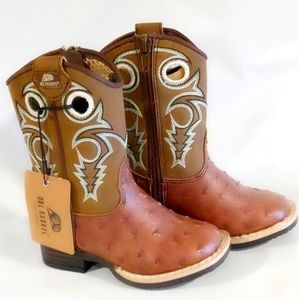 M&F Western Boy's Brant Double Barrel Toddler Boot